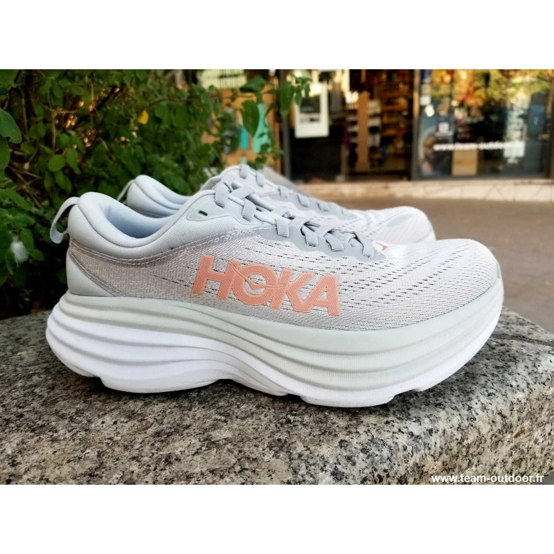 HOKA Bondi 8 Femme Harbor Mist / Lunar Rock 5 HOKA Bondi 8 Femme Harbor Mist / Lunar Rock – Image 3