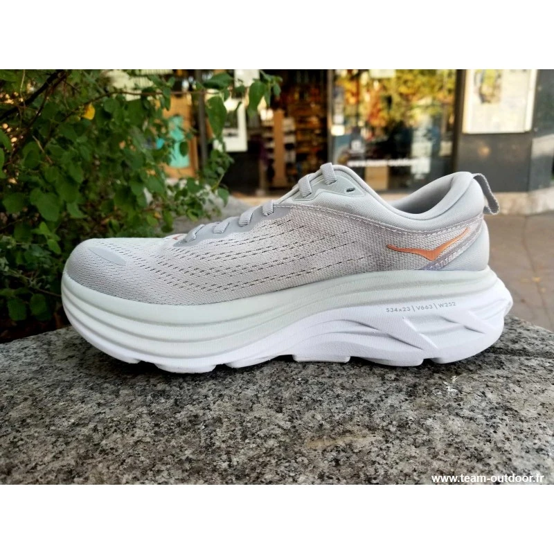 HOKA Bondi 8 Femme Harbor Mist / Lunar Rock 8 HOKA Bondi 8 Femme Harbor Mist / Lunar Rock – Image 6