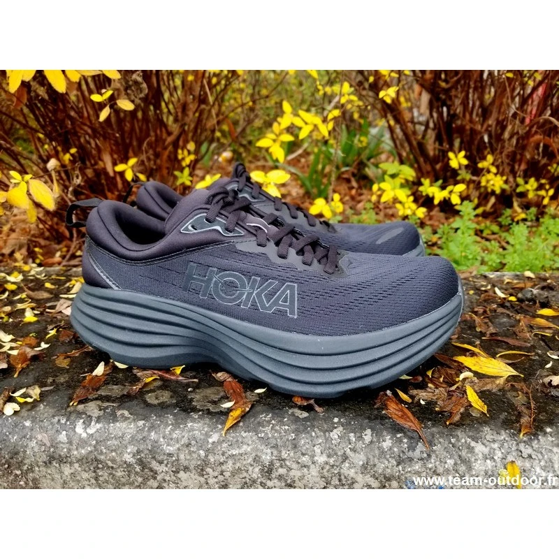 HOKA Bondi 8 Homme Black / Black 4 HOKA Bondi 8 Homme Black / Black – Image 2