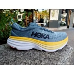 HOKA Bondi 8 Homme Goblin Blue / Moutain Spring -Hoka Chaussures Boutique hoka bondi 8 homme goblin blue moutain spring 3