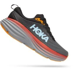 Hoka Chaussures Running Homme - Bondi 8 - Anthracite / Castlerock -Hoka Chaussures Boutique hoka bondi 8 running shoes anthracite castlerock 3 1239627