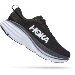 Hoka Chaussures Running Homme - Bondi 8 Wide - Noir / Blanc -Hoka Chaussures Boutique hoka bondi 8 running shoes black white 3 1239645