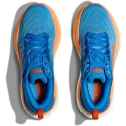 Hoka Chaussures Running Homme - Bondi 8 - Coastal Sky / Vibrant Orange -Hoka Chaussures Boutique hoka bondi 8 running shoes coastal sky vibrant orange 4 1364191 1