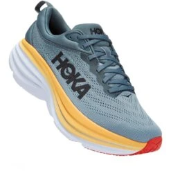 Hoka Chaussures Running Homme - Bondi 8 Wide - Goblin Blue / Mountain Spring
