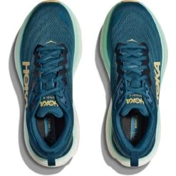 Hoka Chaussures Running Homme - Bondi 8 - Midnight Ocean / Bluesteel -Hoka Chaussures Boutique hoka bondi 8 running shoes midnight ocean bluesteel 5 1502240