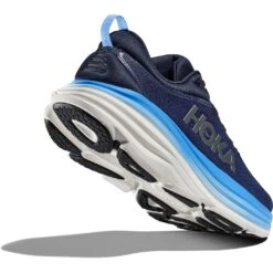 Hoka Chaussures Running Homme - Bondi 8 Wide - Outer Space / All Aboard -Hoka Chaussures Boutique hoka bondi 8 running shoes outer space all aboard 2 1376979