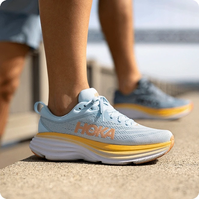 Hoka Chaussures Running Femme - Bondi 8 Wide - Summer Song / Country Air 12 Hoka Chaussures Running Femme - Bondi 8 Wide - Summer Song / Country Air – Image 10