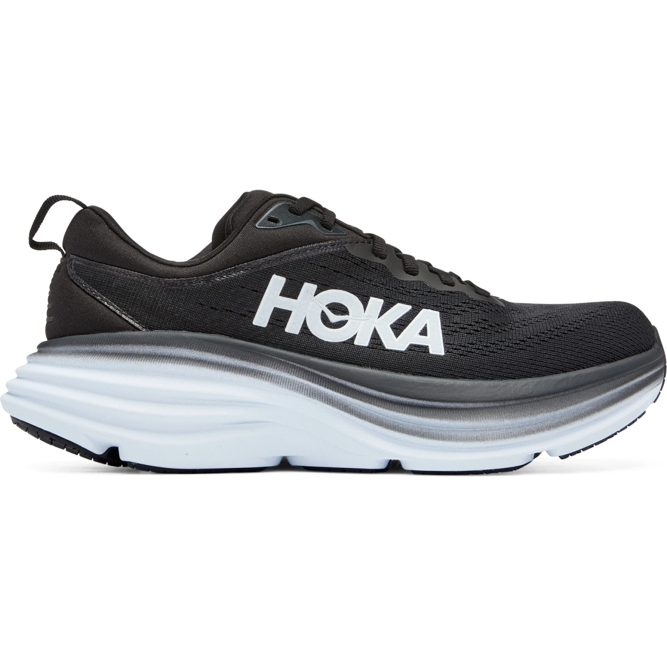 Hoka Chaussures Running Femme - Bondi 8 - Noir / Blanc 7 Hoka Chaussures Running Femme - Bondi 8 - Noir / Blanc – Image 5