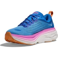 Hoka Chaussures Running Femme - Bondi 8 Wide - Coastal Sky / All Aboard -Hoka Chaussures Boutique hoka bondi 8 women s running shoes coastal sky all aboard 5 1364167 1