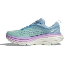 Hoka Chaussures Running Femme - Bondi 8 - Airy Blue / Sunlit Ocean -Hoka Chaussures Boutique hoka bondi 8 womens running shoes airy blue sunlit ocean 7 1502129