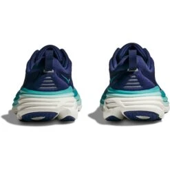 Hoka Chaussures Running Femme - Bondi 8 - Bellwether Blue / Evening Sky -Hoka Chaussures Boutique hoka bondi 8 womens running shoes bellwether blue evening sky 4 1502136