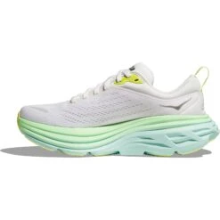 Hoka Chaussures Running Femme - Bondi 8 - Blanc De Blanc / Sunlit Ocean -Hoka Chaussures Boutique hoka bondi 8 womens running shoes blanc de blanc sunlit ocean 2 1502149