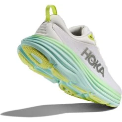 Hoka Chaussures Running Femme - Bondi 8 - Blanc De Blanc / Sunlit Ocean -Hoka Chaussures Boutique hoka bondi 8 womens running shoes blanc de blanc sunlit ocean 6 1502145