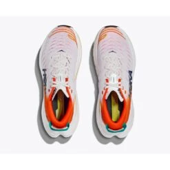 Hoka Chaussures Running - Bondi X - Blanc De Blanc / Flame -Hoka Chaussures Boutique hoka bondi x running shoes blanc de blanc flame 5 1460243