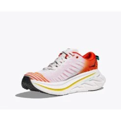 Hoka Chaussures Running - Bondi X - Blanc De Blanc / Flame -Hoka Chaussures Boutique hoka bondi x running shoes blanc de blanc flame 6 1460244