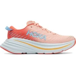 Hoka Chaussures Running Femme - Bondi X - Camellia / Peach Parfait -Hoka Chaussures Boutique hoka bondi x women s running shoes camellia peach parfait 8 1239560