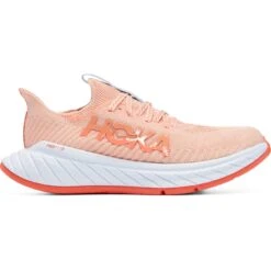 Hoka Chaussures Running Femme - Carbon X 3 - Peach Parfait / Summer Song -Hoka Chaussures Boutique hoka carbon x 3 women s running shoes peach parfait summer song 5 1239818