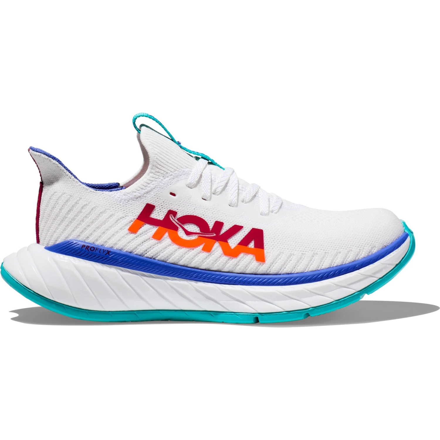 Hoka Chaussures Running Femme - Carbon X 3 - Blanc / Flame 4 Hoka Chaussures Running Femme - Carbon X 3 - Blanc / Flame – Image 2