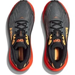 Hoka Chaussures Running Homme - Challenger 7 - Castlerock / Flame -Hoka Chaussures Boutique hoka challenger 7 running shoes castlerock flame 1 1502333