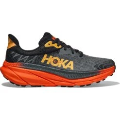 Hoka Chaussures Running Homme - Challenger 7 - Castlerock / Flame -Hoka Chaussures Boutique hoka challenger 7 running shoes castlerock flame 2 1502334