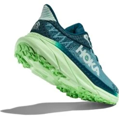 Hoka Chaussures Running Femme - Challenger 7 - Ocean Mist / Lime Glow -Hoka Chaussures Boutique hoka challenger 7 womens running shoes ocean mist lime glow 6 1502277