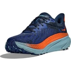 Hoka Chaussures Running Homme - Challenger 7 - Bellwether Blue / Stone Blue -Hoka Chaussures Boutique hoka challenger atr 7 running shoes bellwether blue stone blue 4 1377026