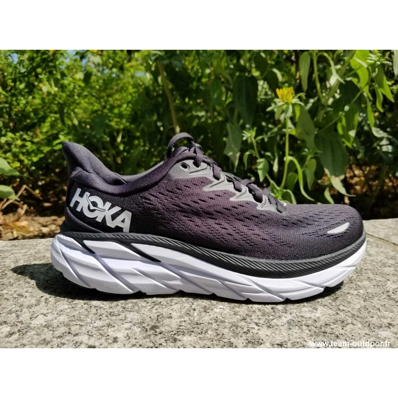 HOKA Clifton 8 Femme Black / White 4 HOKA Clifton 8 Femme Black / White – Image 2