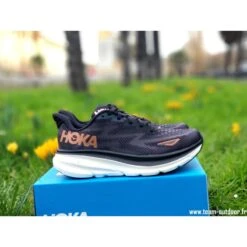 HOKA Clifton 9 Femme Black / Copper