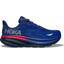 Hoka Chaussures Running Femme - Clifton 9 GTX - Dazzling Blue / Evening Sky -Hoka Chaussures Boutique hoka clifton 9 gtx women s running shoes dazzling blue evening sky 2 1527769