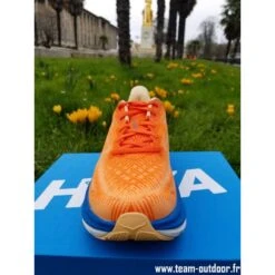 HOKA Clifton 9 Homme Vibrant Orange / Impala -Hoka Chaussures Boutique hoka clifton 9 homme vibrant orange impala 2