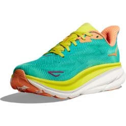 Hoka Chaussures Running Homme - Clifton 9 - Ceramic / Evening Primrose -Hoka Chaussures Boutique hoka clifton 9 running shoes ceramic evening primrose 2 1439569