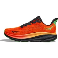 Hoka Chaussures Running Homme - Clifton 9 - Flame / Vibrant Orange -Hoka Chaussures Boutique hoka clifton 9 running shoes flame vibrant orange 3 1502492