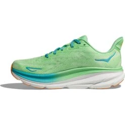 Hoka Chaussures Running Homme - Clifton 9 - Zest / Lime Glow -Hoka Chaussures Boutique hoka clifton 9 running shoes zest lime glow 5 1502520