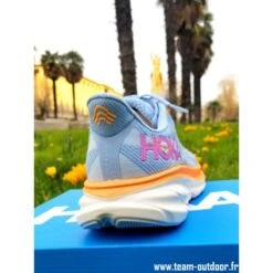 HOKA Clifton 9 Wide Femme Airy Blue / Ice Water -Hoka Chaussures Boutique hoka clifton 9 wide femme airy blue ice water 6