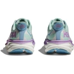 Hoka Chaussures Running Femme - Clifton 9 - Sunlit Ocean / Lilac Mist -Hoka Chaussures Boutique hoka clifton 9 womens running shoes sunlit ocean lilac mist 5 1502380