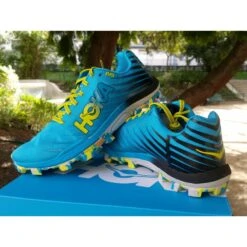HOKA Evo Jawz Homme Cyan / Citrus -Hoka Chaussures Boutique hoka evo jawz homme cyan citrus 4