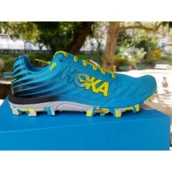 HOKA Evo Jawz Homme Cyan / Citrus -Hoka Chaussures Boutique hoka evo jawz homme cyan citrus 5