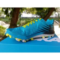 HOKA Evo Jawz Homme Cyan / Citrus -Hoka Chaussures Boutique hoka evo jawz homme cyan citrus 6