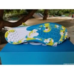 HOKA Evo XC Spike Homme Cyan / Citrus -Hoka Chaussures Boutique hoka evo xc spike homme cyan citrus 4