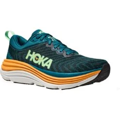 Hoka Chaussures Running Homme - Gaviota 5 - Deep Lagoon / Sherbet