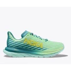 Hoka Chaussures Running - Mach 5 - Lime Glow / Ocean Mist -Hoka Chaussures Boutique hoka mach 5 running shoes lime glow ocean mist1 2 1503116