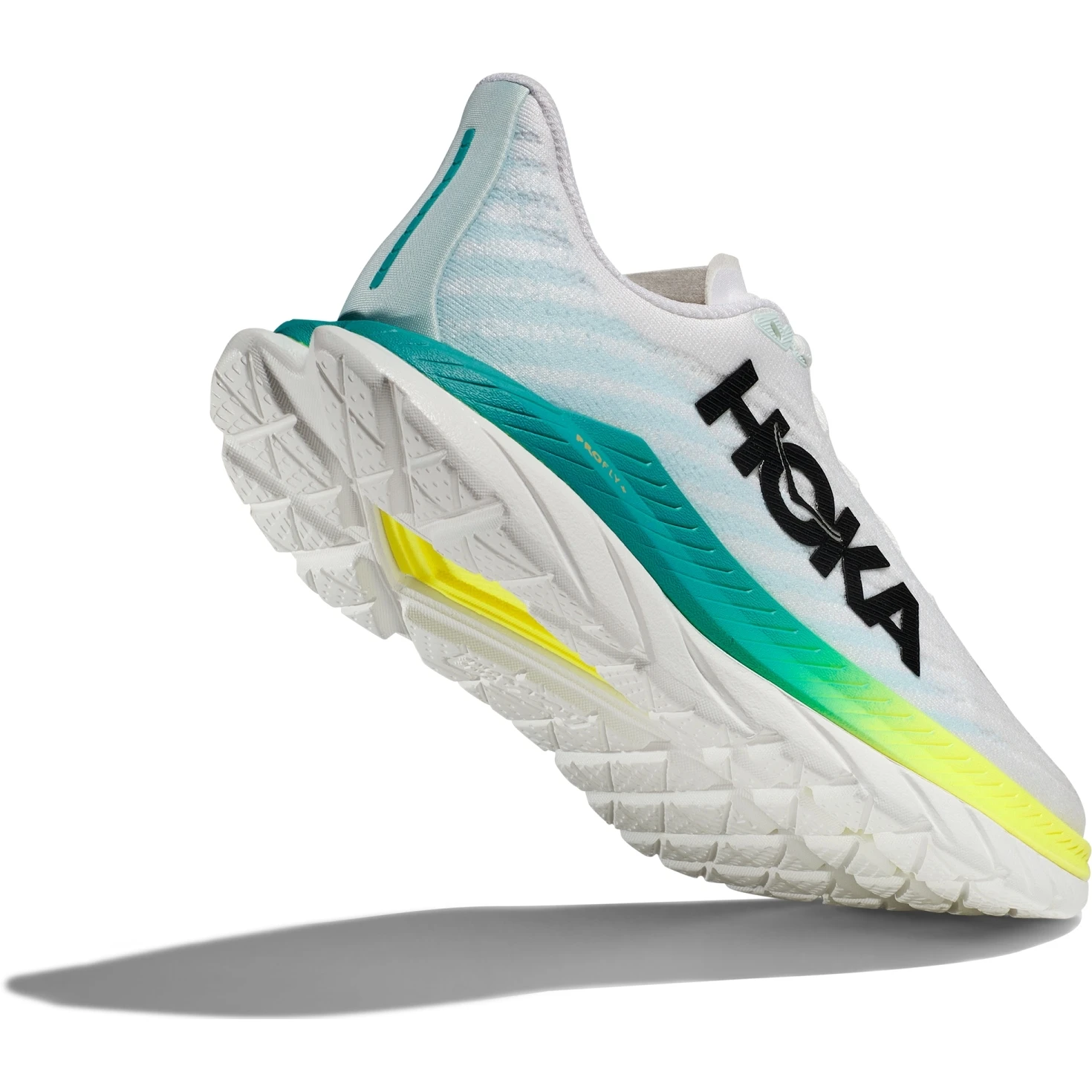 Hoka Chaussures Running - Mach 5 Wide - Blanc / Blue Glass 7 Hoka Chaussures Running - Mach 5 Wide - Blanc / Blue Glass – Image 5