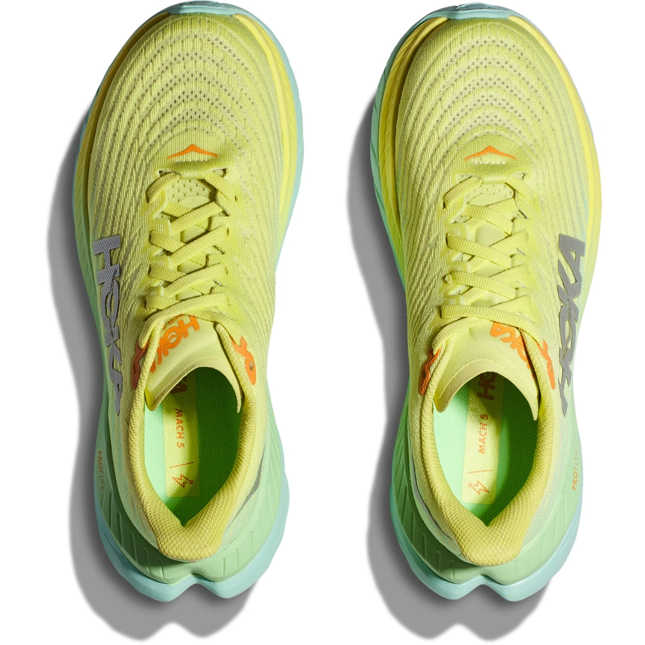 Hoka Chaussures Running Femme - Mach 5 - Citrus Glow / Lime Glow 9 Hoka Chaussures Running Femme - Mach 5 - Citrus Glow / Lime Glow – Image 7