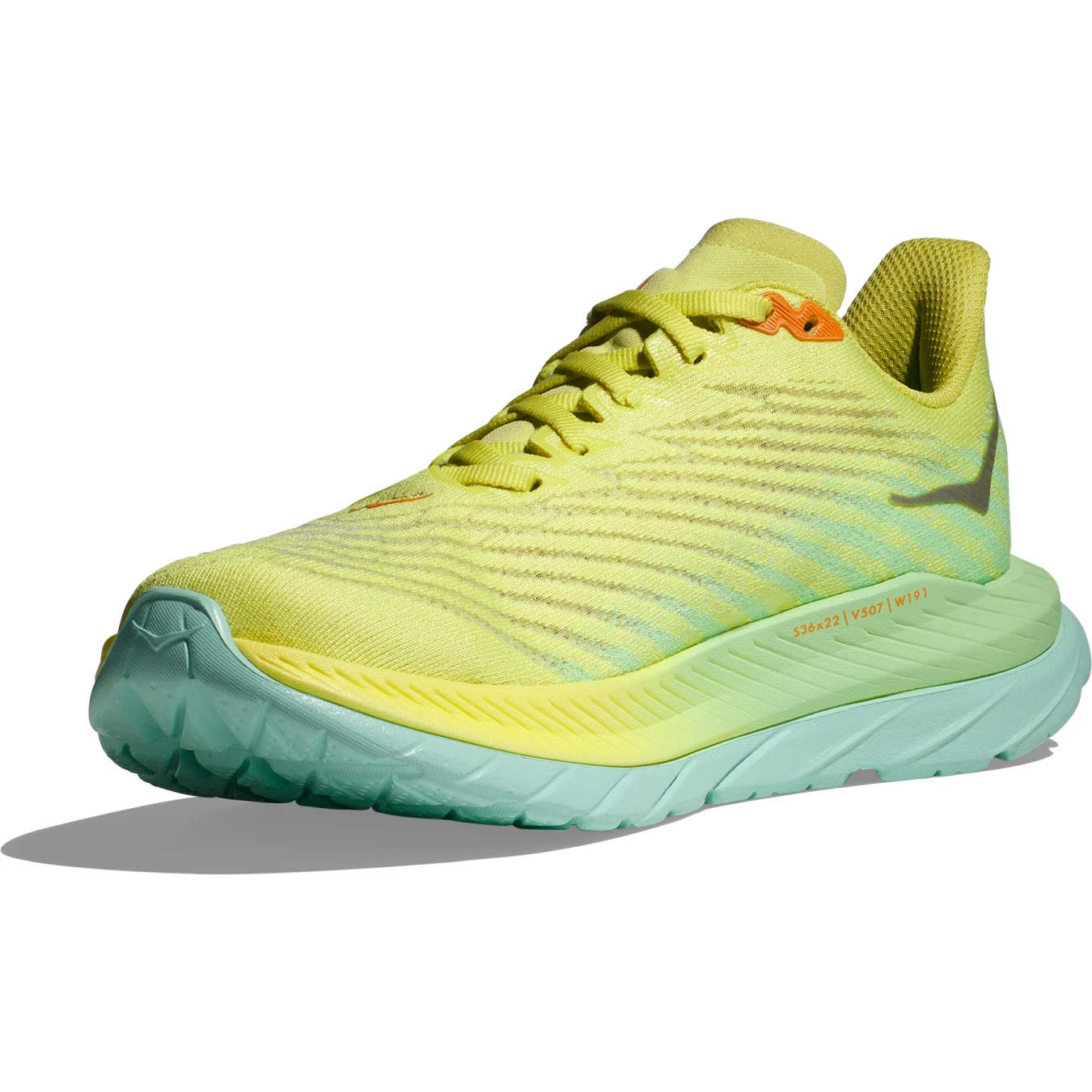 Hoka Chaussures Running Femme - Mach 5 - Citrus Glow / Lime Glow 4 Hoka Chaussures Running Femme - Mach 5 - Citrus Glow / Lime Glow – Image 2