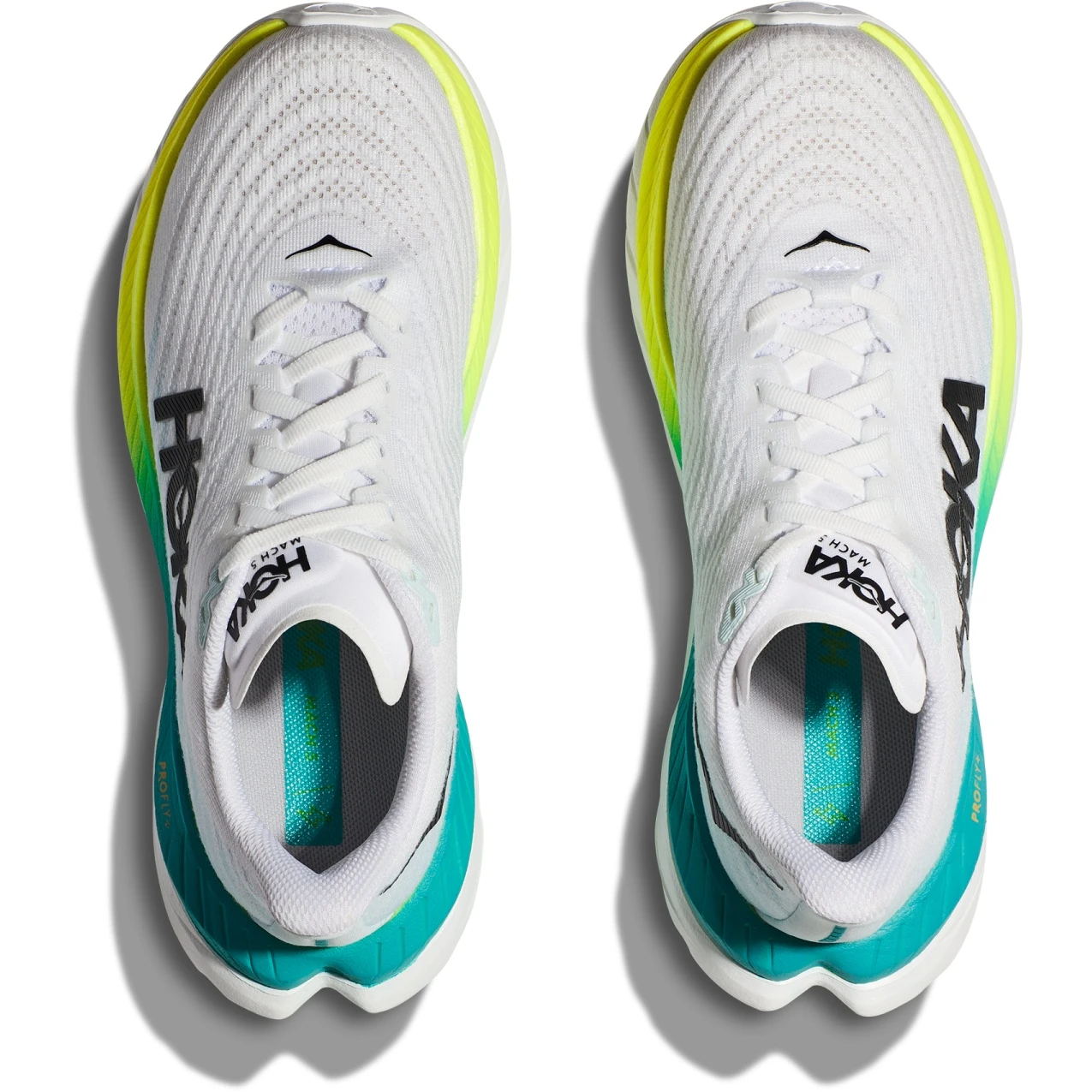 Hoka Chaussures Running Femme - Mach 5 - Blanc / Blue Glass 9 Hoka Chaussures Running Femme - Mach 5 - Blanc / Blue Glass – Image 7