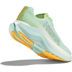 Hoka Chaussures Running Femme - Mach X - Lime Glow / Sunlit Ocean -Hoka Chaussures Boutique hoka mach x womens running shoes lime glow sunlit ocean 4 1503045