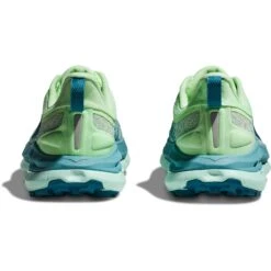 Hoka Chaussures Running Femme - Mafate Speed 4 - Lime Glow / Ocean Mist -Hoka Chaussures Boutique hoka mafate speed 4 womens running shoes lime glow ocean mist 3 1503153