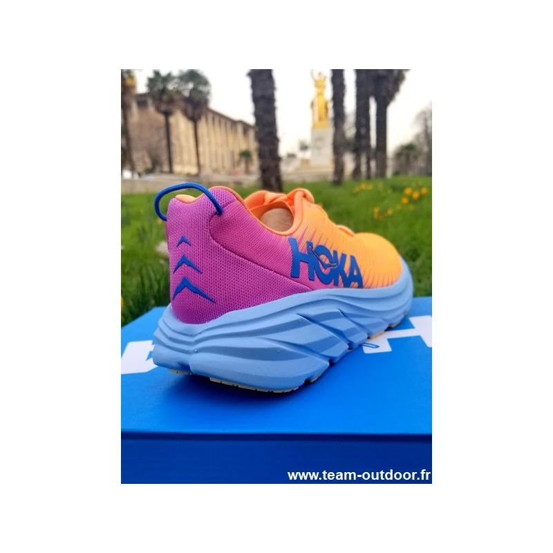 HOKA Rincon 3 Femme Mock Orange / Cyclamen 11 HOKA Rincon 3 Femme Mock Orange / Cyclamen – Image 9