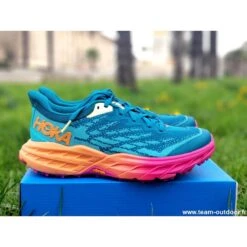 HOKA Speedgoat 5 Femme Deep Lake / Ceramic