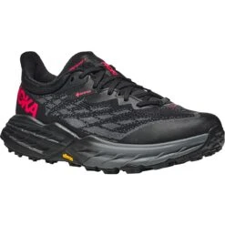 Hoka Chaussures Running Femme - Speedgoat 5 GTX - Noir / Noir